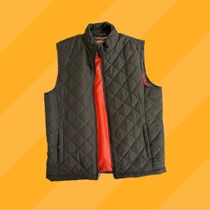 Hawke & Co Men’s Olive Green Sport Puffer Duck Down Vest Jacket Medium